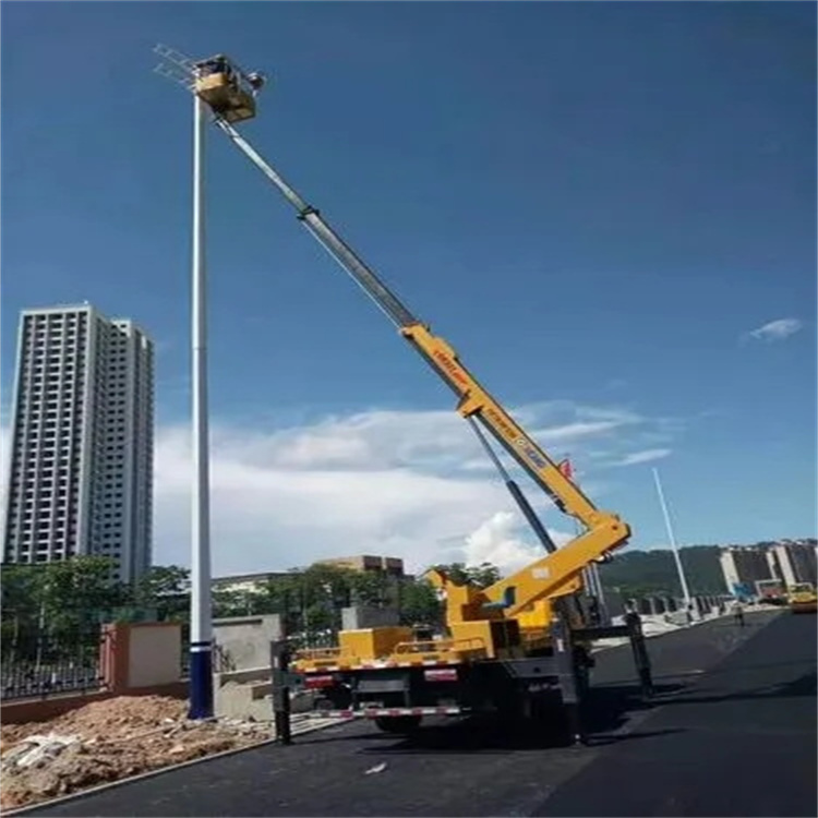 剑阁维修路灯的曲臂升降车出租